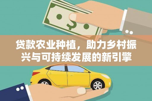 丽江贷款农业种植，助力乡村振兴与可持续发展的新引擎