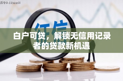 丽江白户可贷，解锁无信用记录者的贷款新机遇