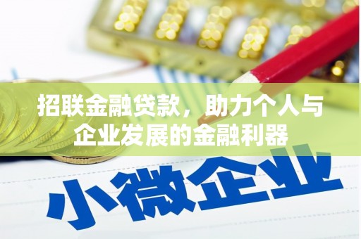 丽江招联金融贷款，助力个人与企业发展的金融利器