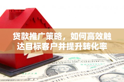丽江贷款推广策略，如何高效触达目标客户并提升转化率