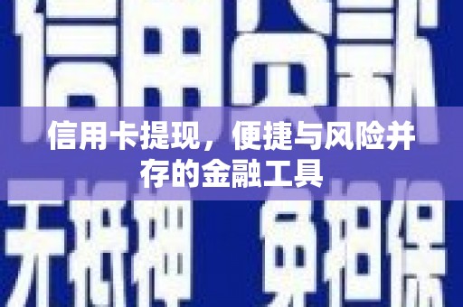 丽江信用卡提现，便捷与风险并存的金融工具