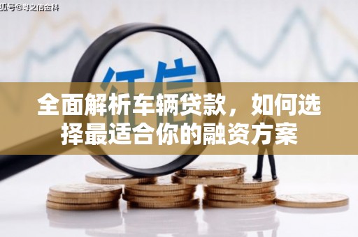 丽江全面解析车辆贷款，如何选择最适合你的融资方案