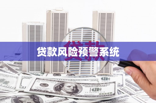 丽江贷款风险预警系统